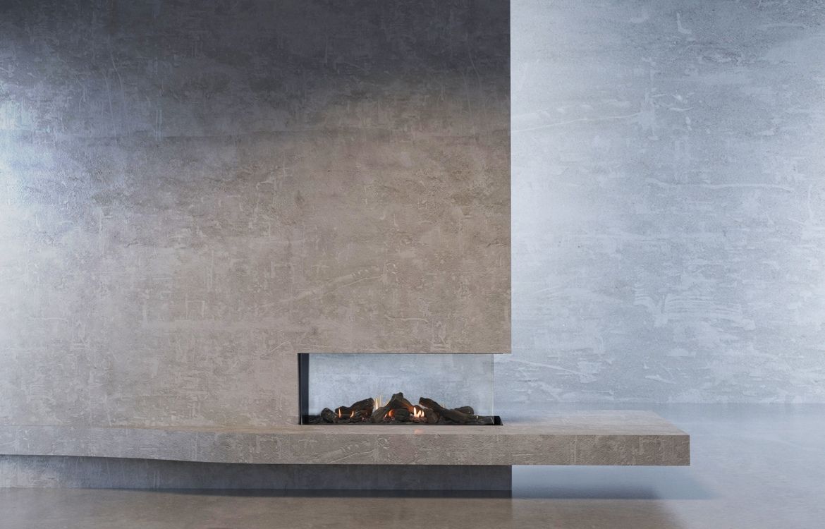 MODE KS1150 Peninsula Gas Fireplace